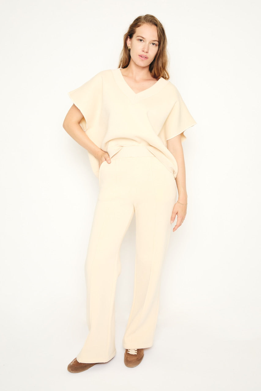 RE/BORN Antwerp Barcelona sweater Crème