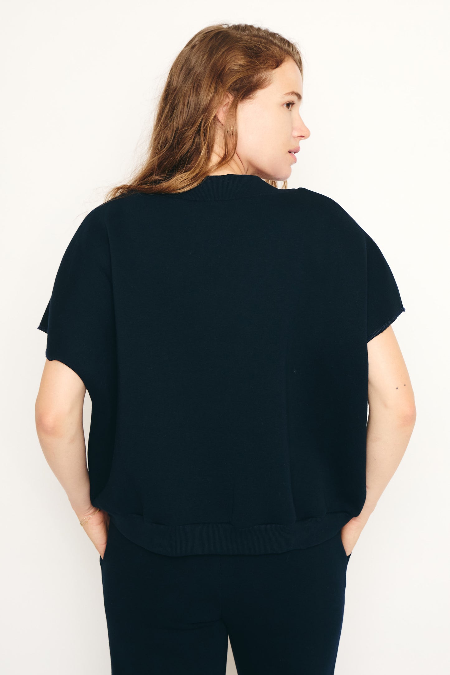 RE/BORN Antwerp Barcelona sweater Dark Blue