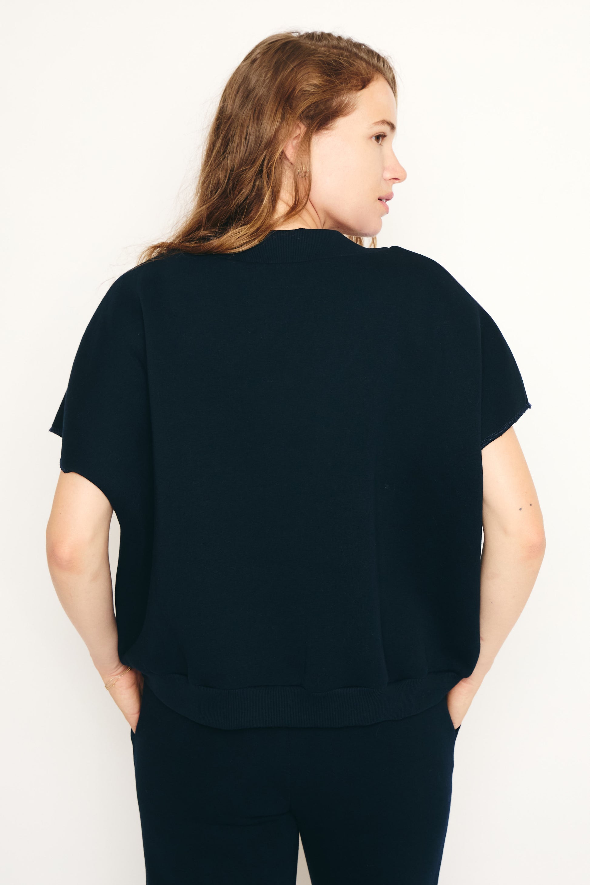 RE/BORN Antwerp Barcelona sweater Dark Blue