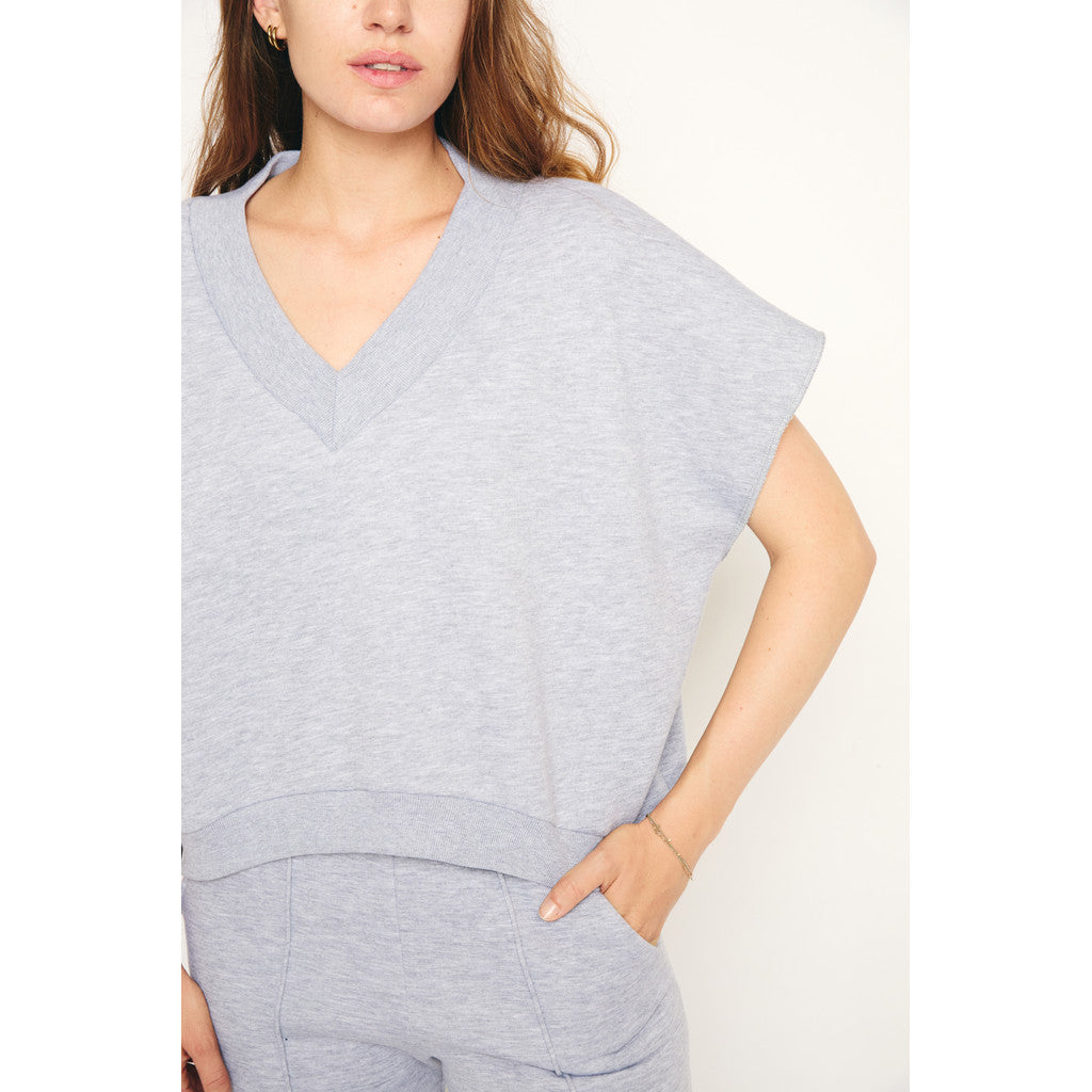 RE/BORN Antwerp Barcelona sweater Gray Melange