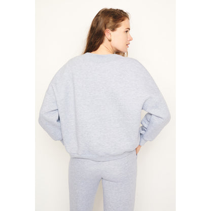 RE/BORN Antwerp Barcelona sweater Gray Melange