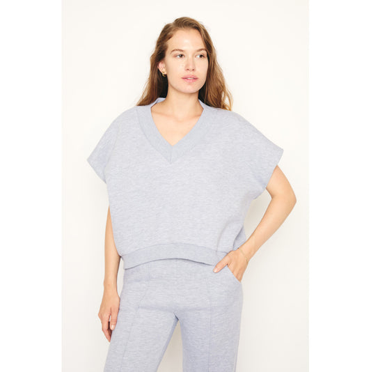 RE/BORN Antwerp Barcelona sweater Gray Melange