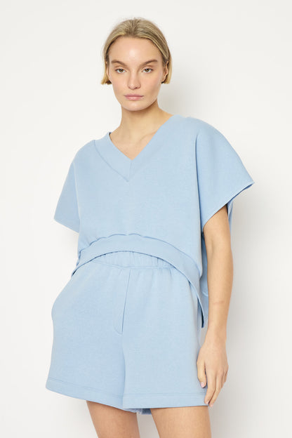 RE/BORN Antwerp Barcelona sweater Light Blue