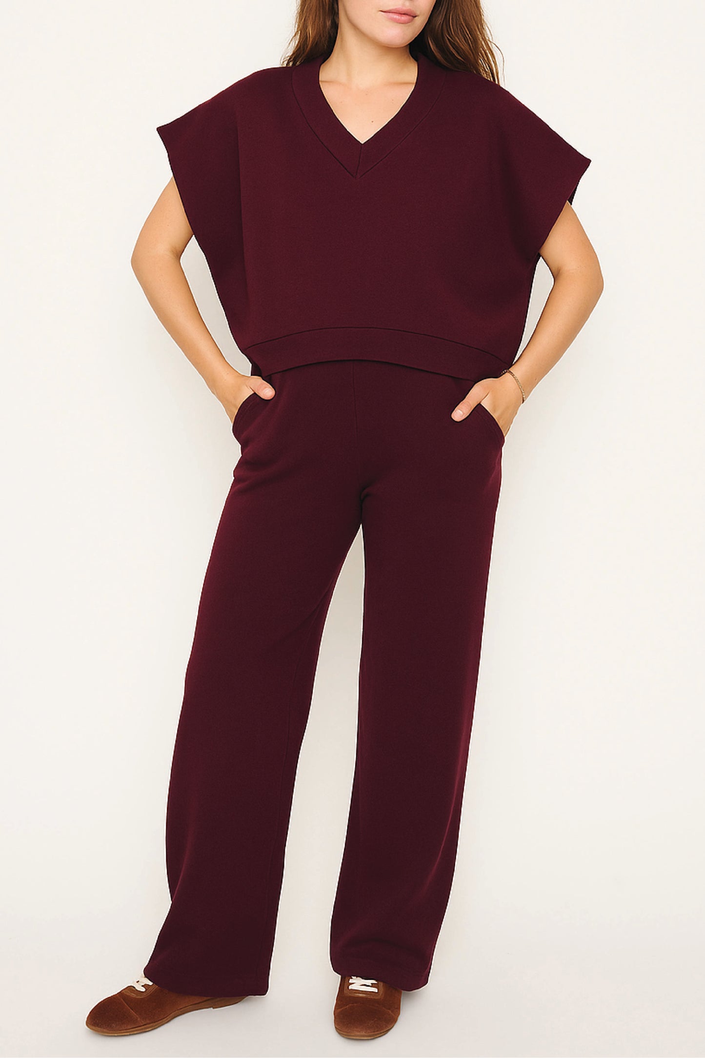 RE/BORN Antwerp Barcelona sweater Vino