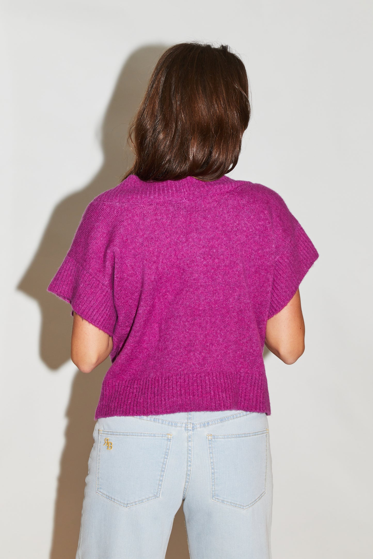 RE/BORN Antwerp Bibi sweater Berry