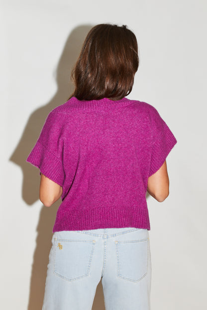 RE/BORN Antwerp Bibi sweater Berry