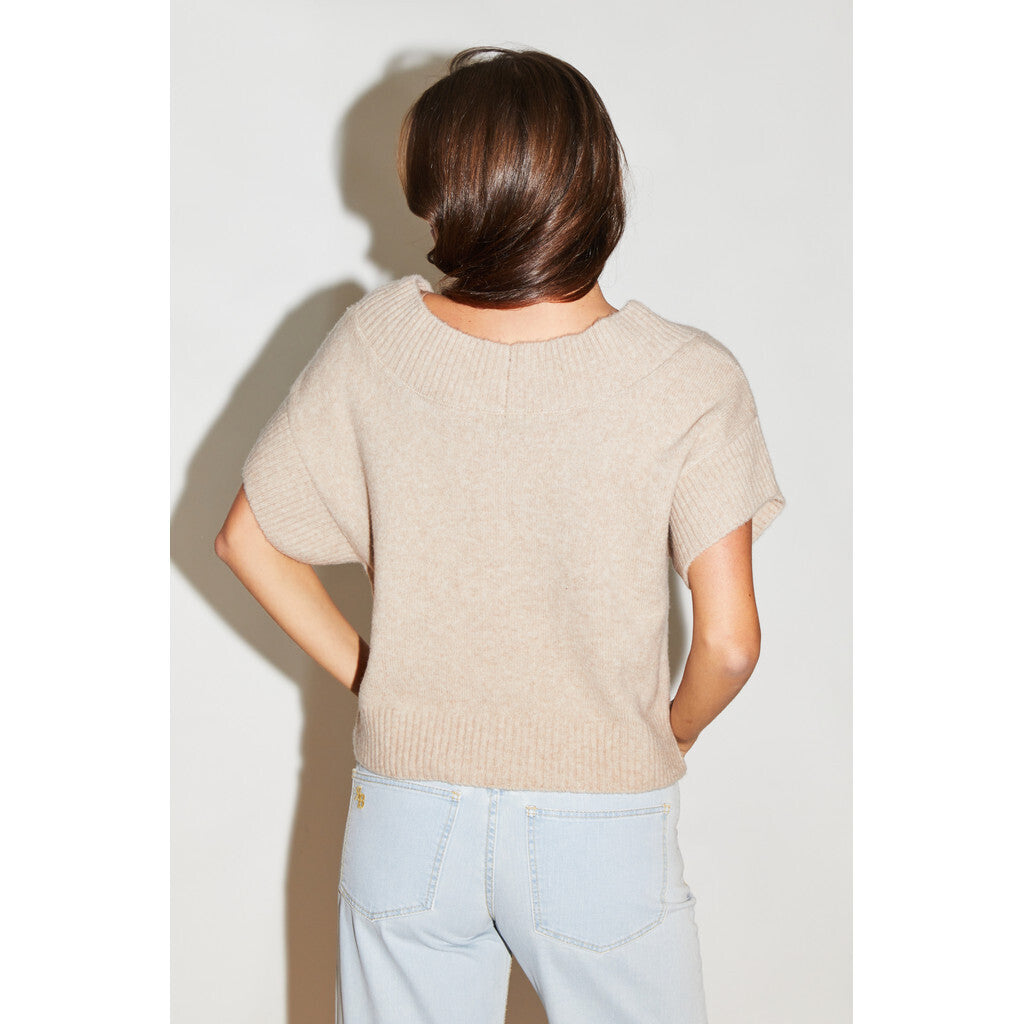 RE/BORN Antwerp Bibi sweater Mushroom