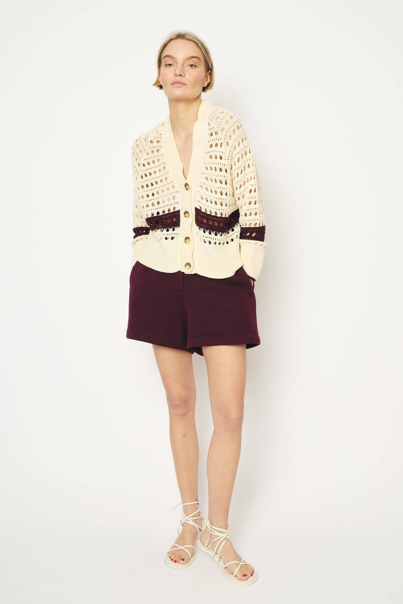 RE/BORN Antwerp Blair trousers Vino