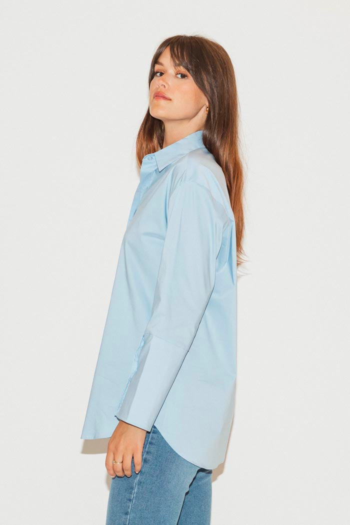 RE/BORN Antwerp Caïro shirt Light Blue