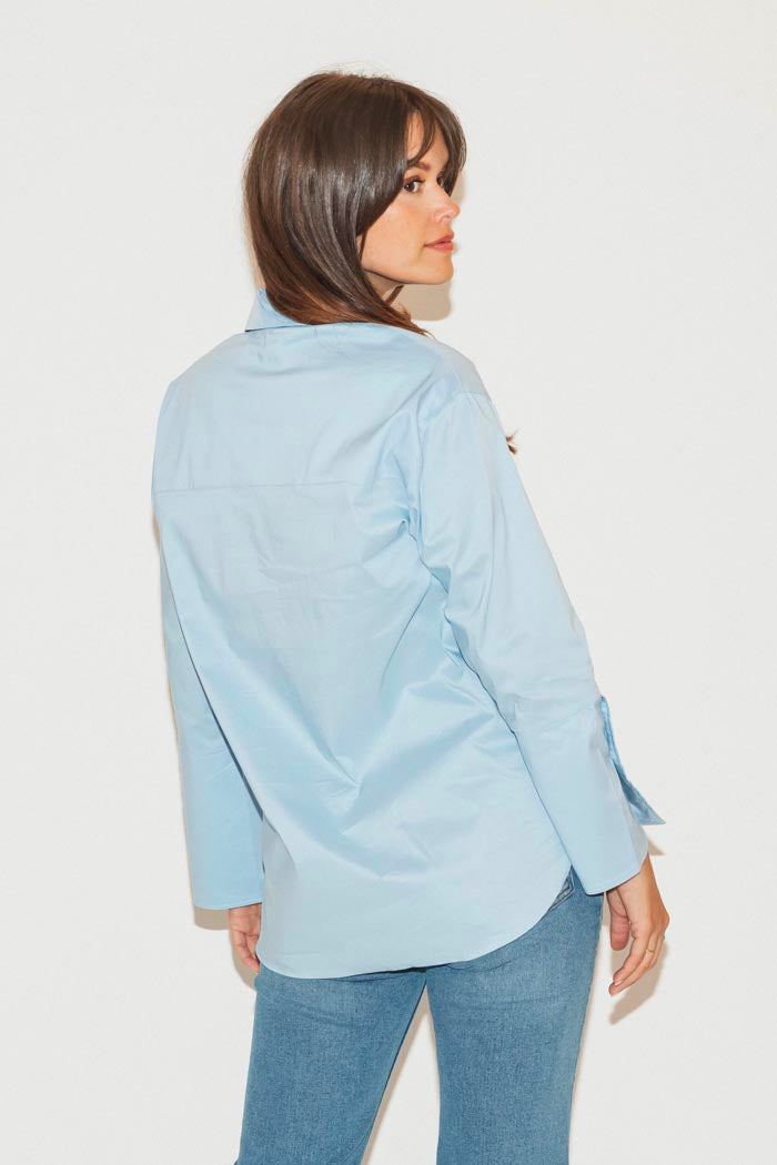 RE/BORN Antwerp Caïro shirt Light Blue