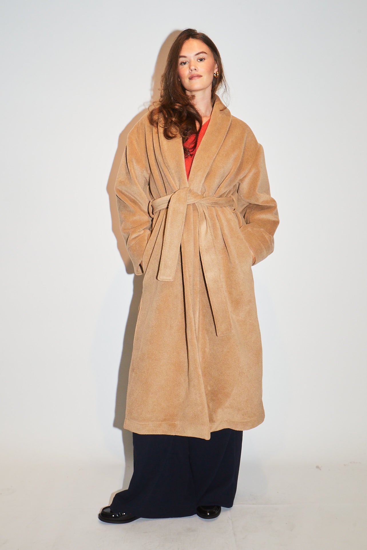 RE/BORN Antwerp Canella (mantel) coat Camel