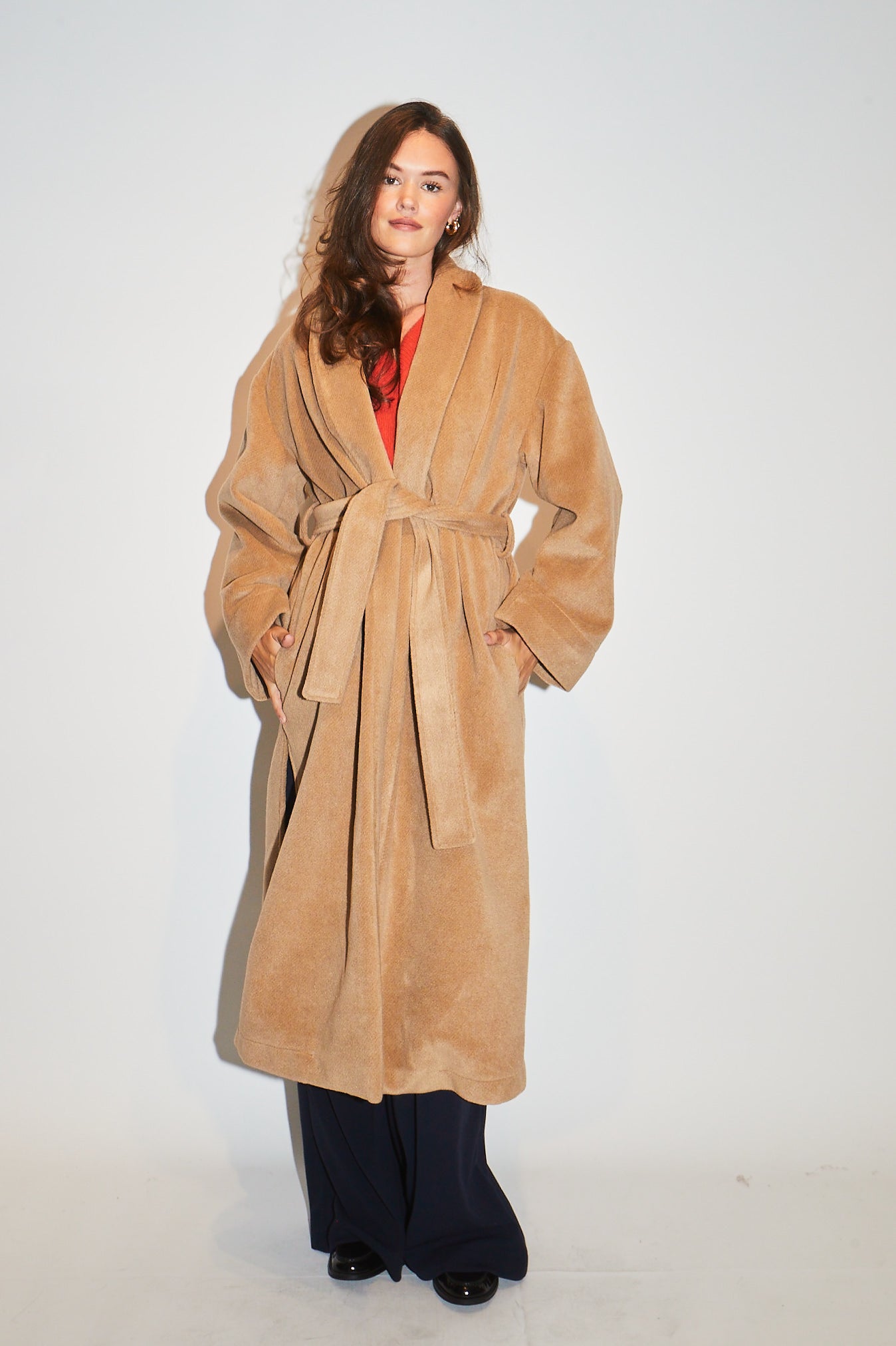 RE/BORN Antwerp Canella (mantel) coat Camel