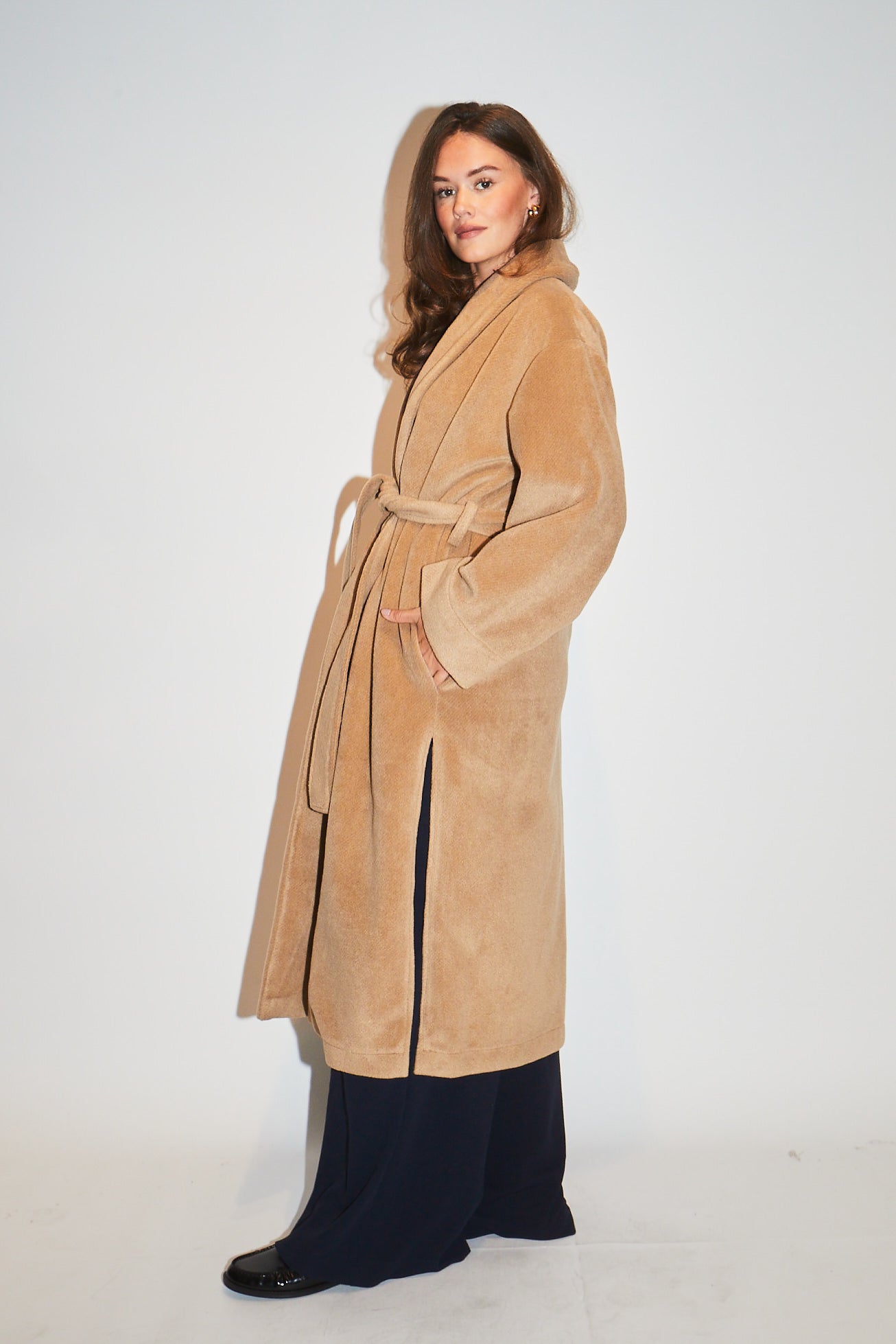 RE/BORN Antwerp Canella (mantel) coat Camel