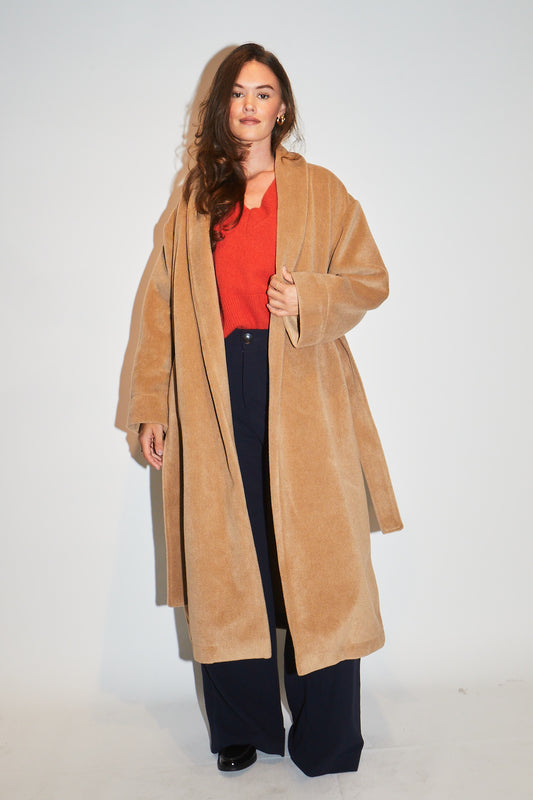 RE/BORN Antwerp Canella (mantel) coat Camel