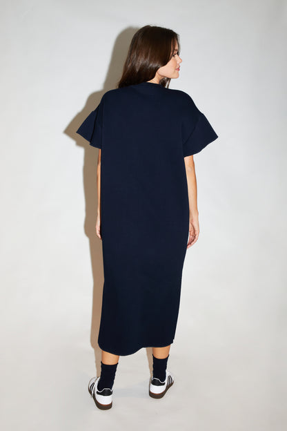 RE/BORN Antwerp Carla dress Dark Blue