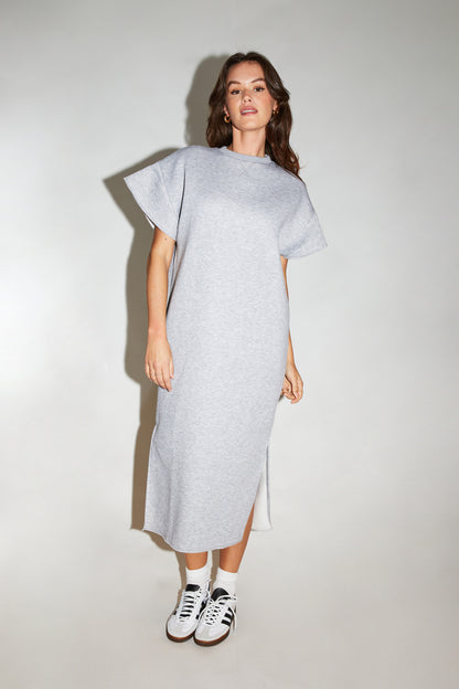 RE/BORN Antwerp Carla dress Gray Melange