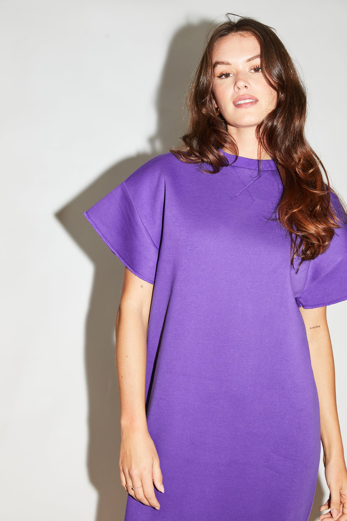 RE/BORN Antwerp Carla dress Purple