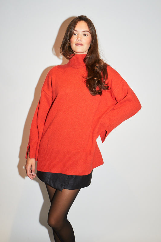 RE/BORN Antwerp Chamonie sweater Orange