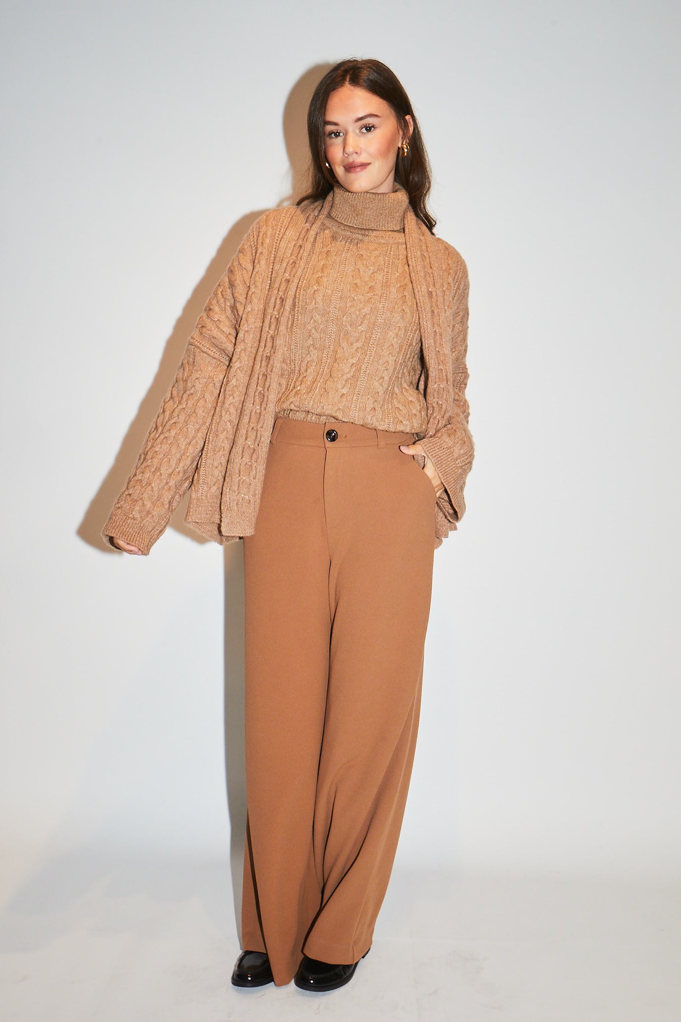 RE/BORN Antwerp Charlie trousers Camel