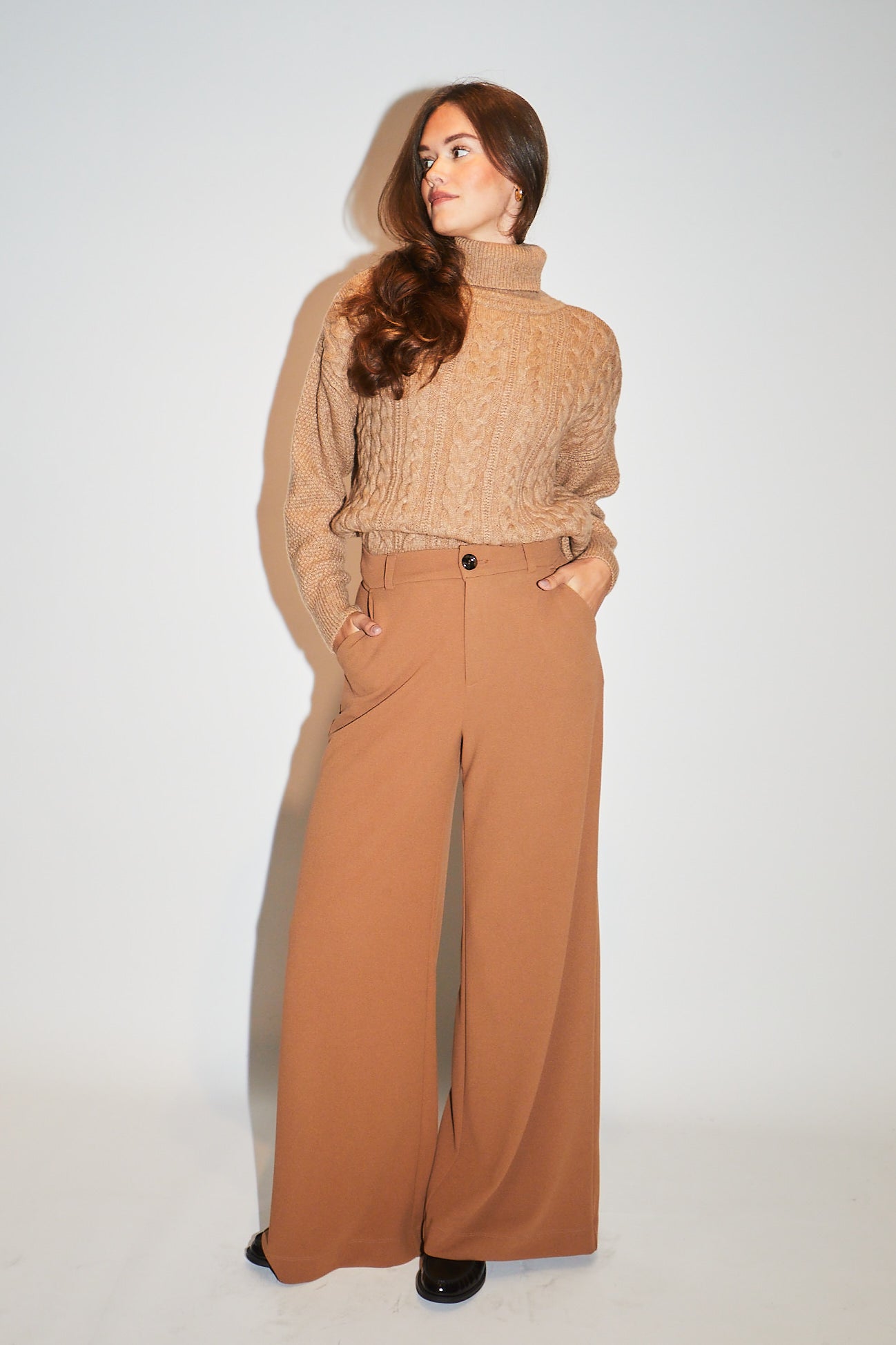 RE/BORN Antwerp Charlie trousers Camel