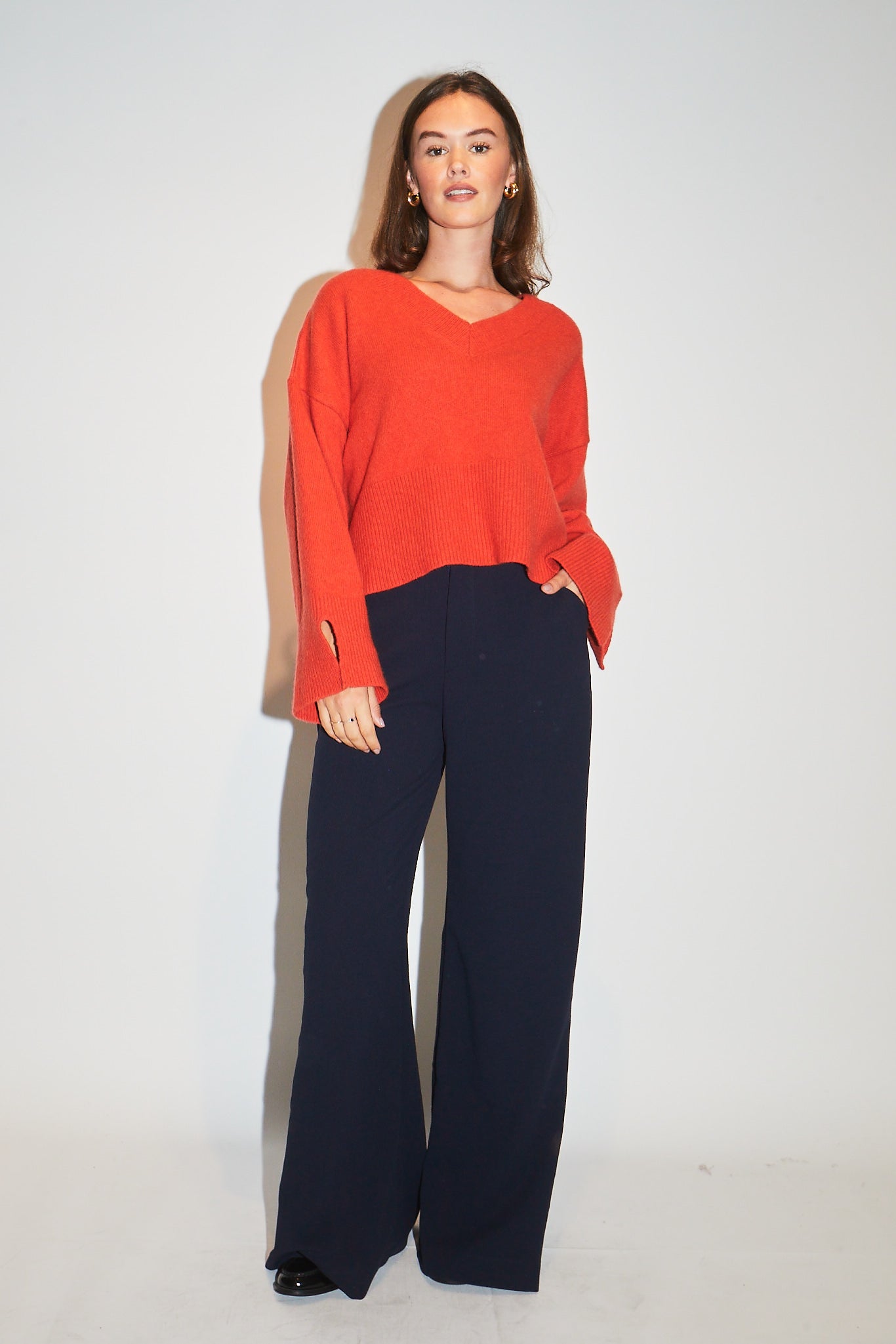 RE/BORN Antwerp Charlie trousers Dark Blue