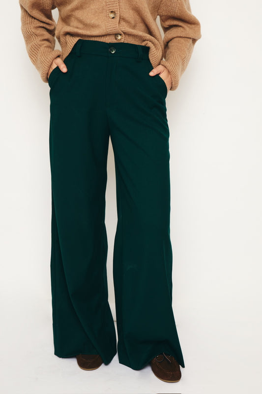 RE/BORN Antwerp Charlie Viscose trousers Forest Green