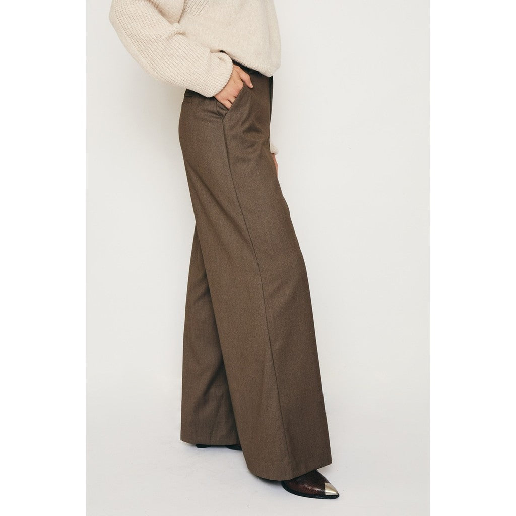RE/BORN Antwerp Charlie Viscose trousers Taupe
