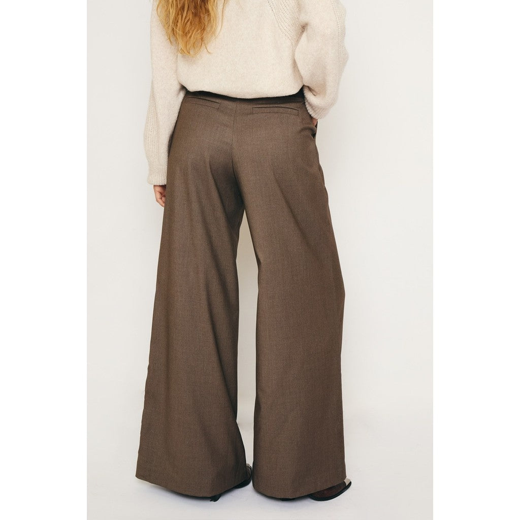 RE/BORN Antwerp Charlie Viscose trousers Taupe