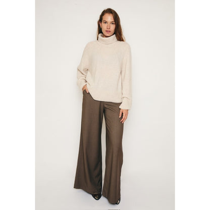 RE/BORN Antwerp Charlie Viscose trousers Taupe