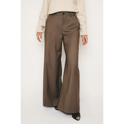 RE/BORN Antwerp Charlie Viscose trousers Taupe
