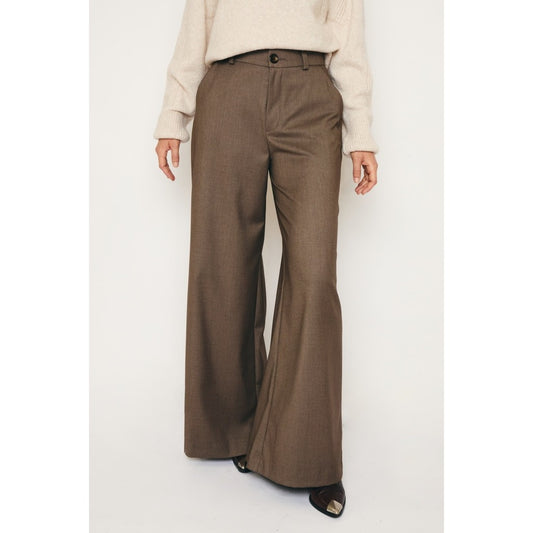 RE/BORN Antwerp Charlie Viscose trousers Taupe