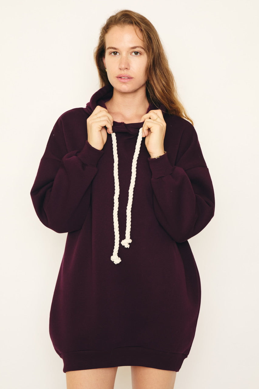 RE/BORN Antwerp Chelsea sweater Vino