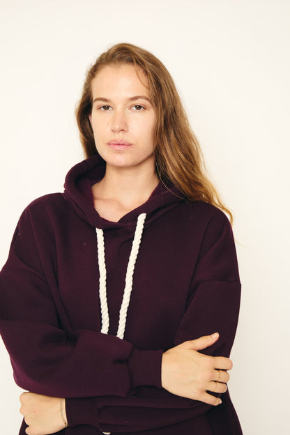 RE/BORN Antwerp Chelsea sweater Vino