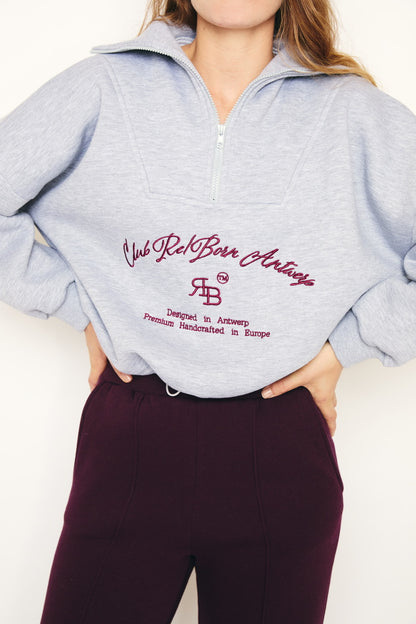 RE/BORN Antwerp Chelsea sweater Gray Melange