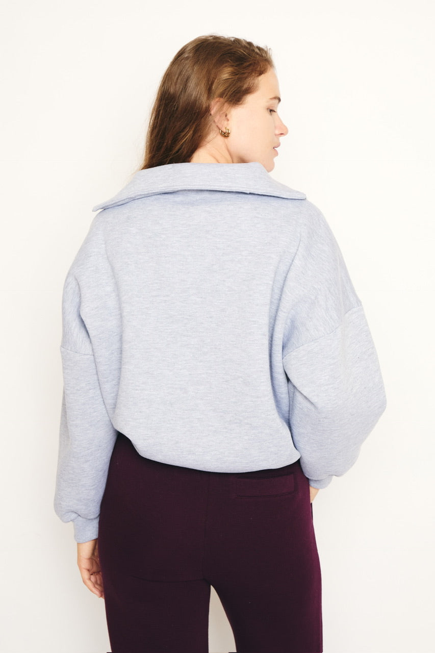 RE/BORN Antwerp Chelsea sweater Gray Melange