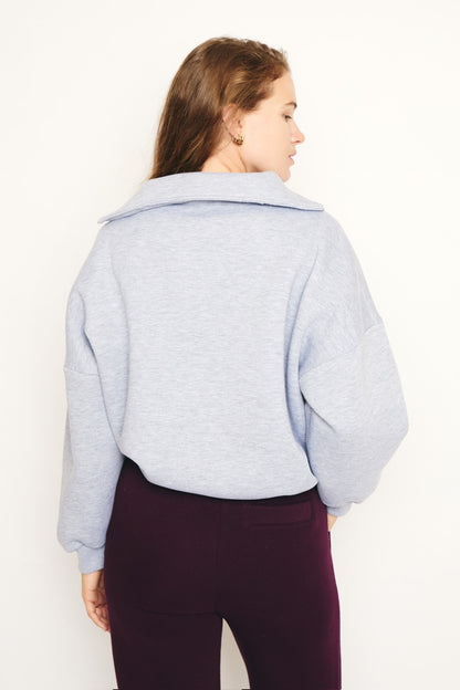 RE/BORN Antwerp Chelsea sweater Gray Melange