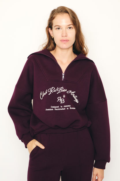RE/BORN Antwerp Chelsea sweater Vino