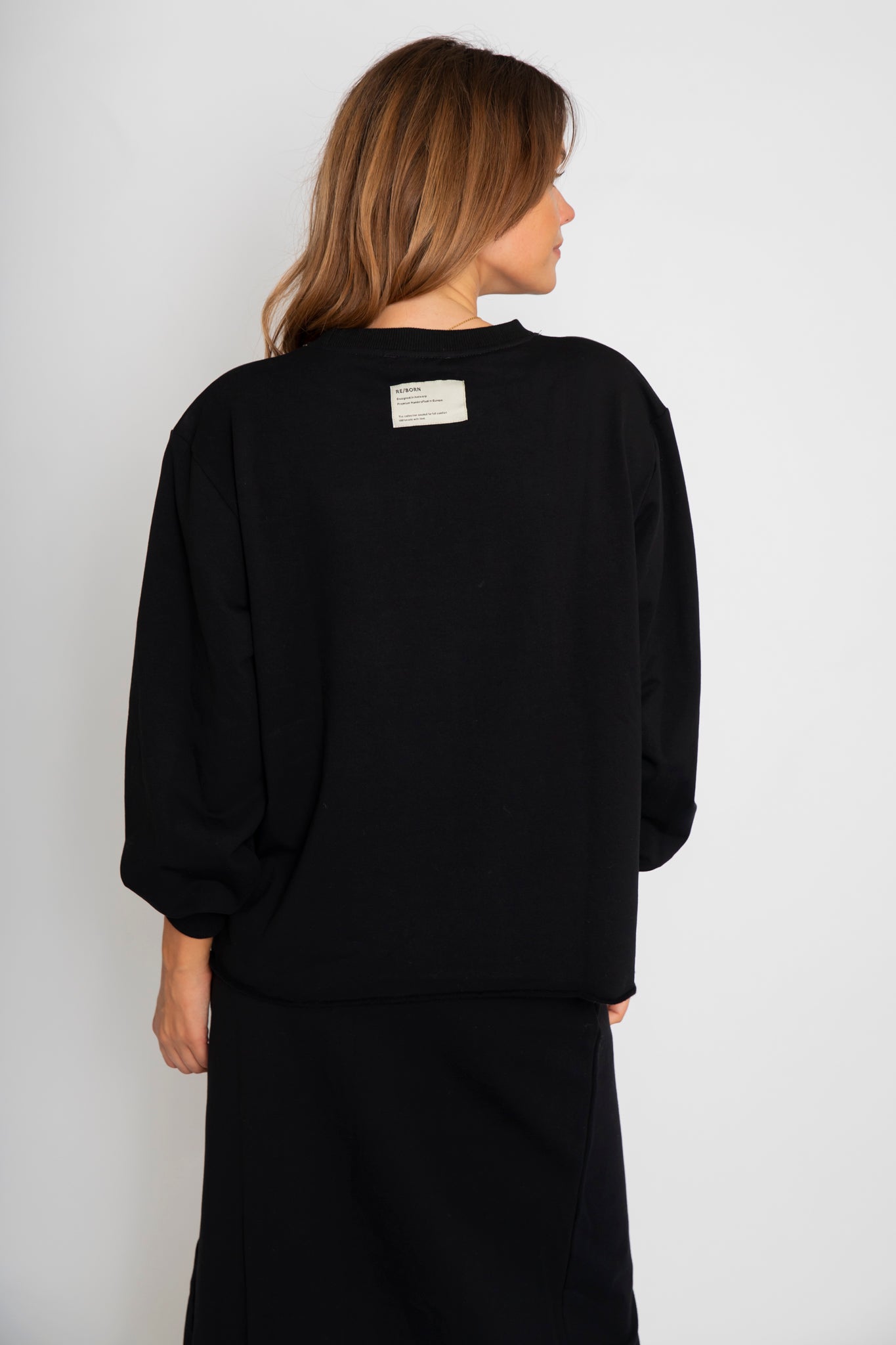 RE/BORN Antwerp Chloe sweater Black