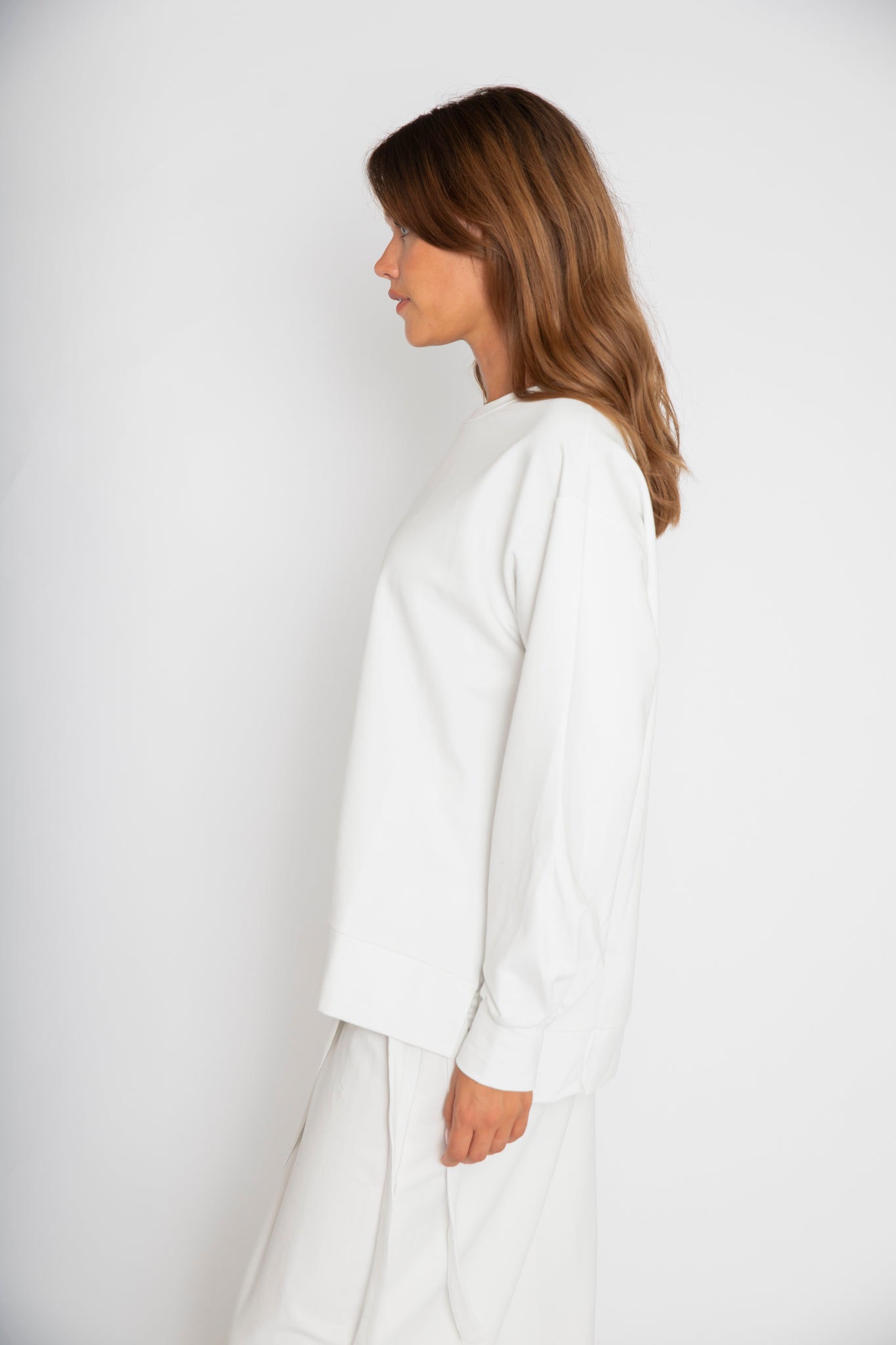 RE/BORN Antwerp Chloe sweater Offwhite