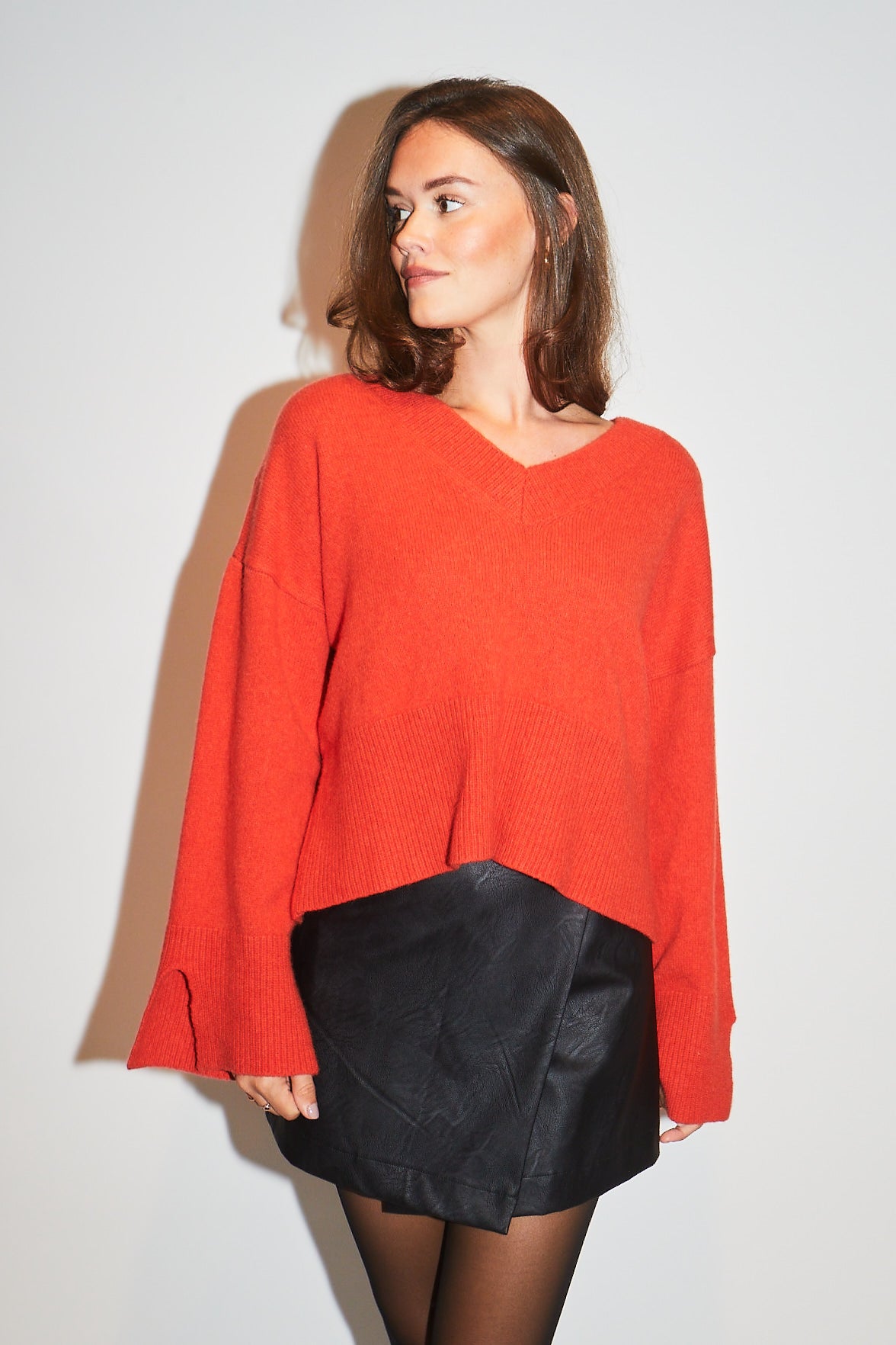 RE/BORN Antwerp Ciel skirt Black