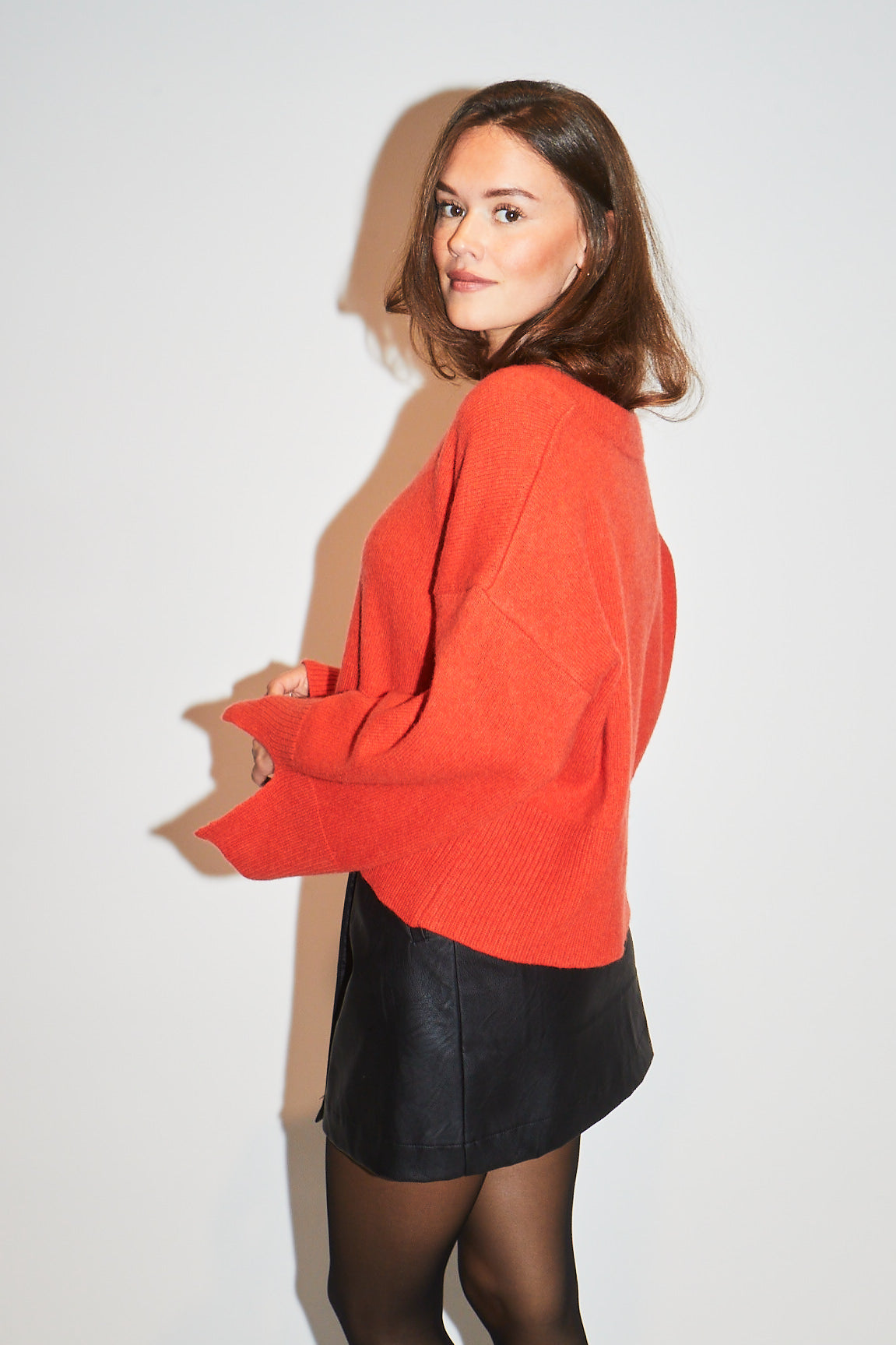 RE/BORN Antwerp Ciel skirt Black
