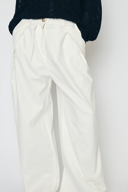 RE/BORN Antwerp Diega trousers White