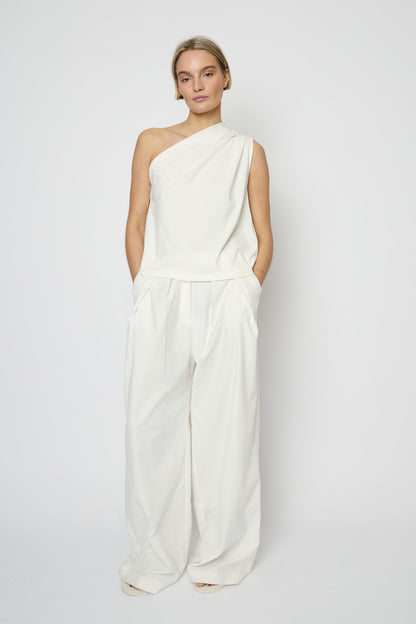 RE/BORN Antwerp Diega trousers White