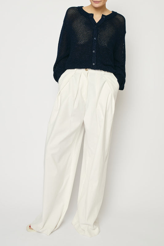 RE/BORN Antwerp Diega trousers White