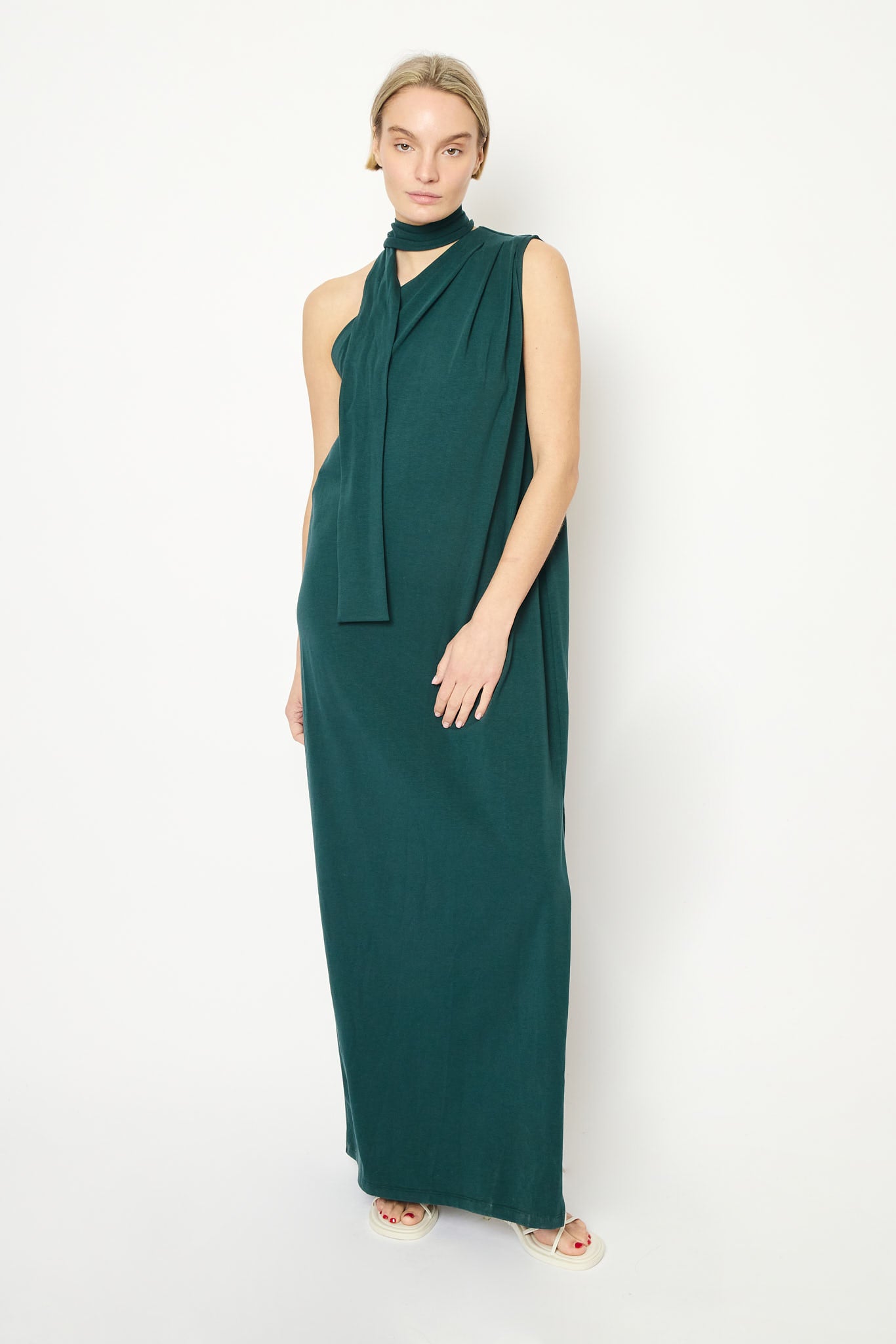 RE/BORN Antwerp Due dress Forest Green