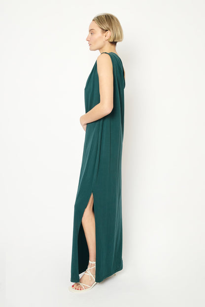 RE/BORN Antwerp Due dress Forest Green