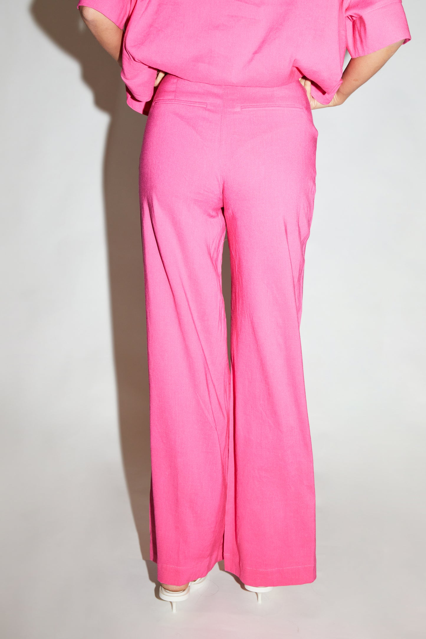 RE/BORN Antwerp Eleanor trousers Fuxia