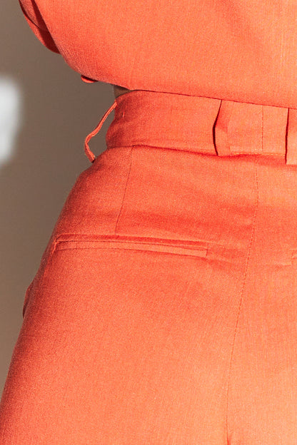RE/BORN Antwerp Eleanor trousers Orange