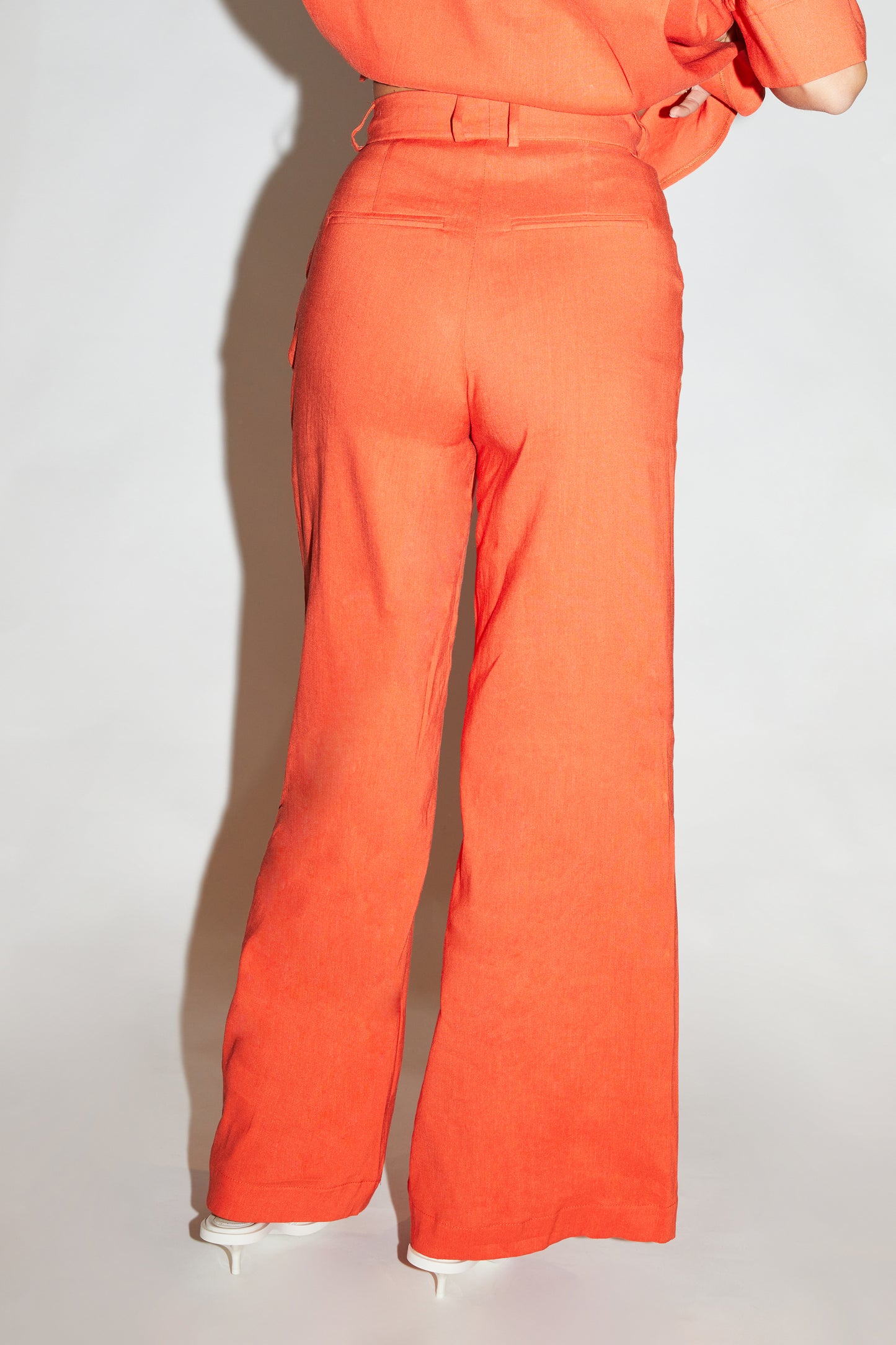 RE/BORN Antwerp Eleanor trousers Orange