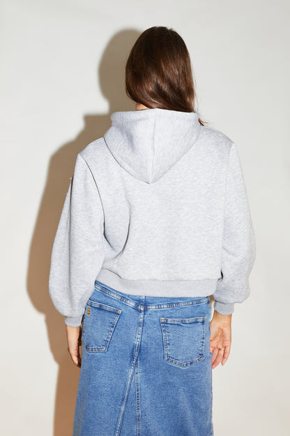 RE/BORN Antwerp Eli sweater Gray Melange